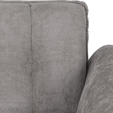 AMALFI 1 SEATER CHAIR - GREY FABRIC