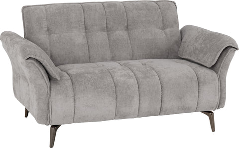 AMALFI 2 SEATER SOFA - GREY FABRIC