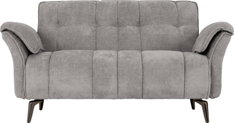 AMALFI 2 SEATER SOFA - GREY FABRIC