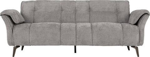AMALFI 3 SEATER SOFA - GREY FABRIC