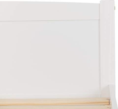 AMBER 4'6" BED - WHITE