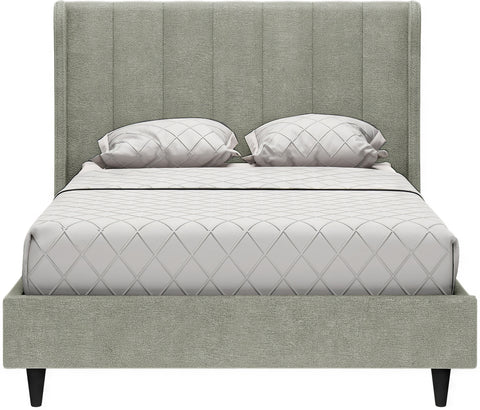 AMELIA 4'6" BED - DARK GREY FABRIC