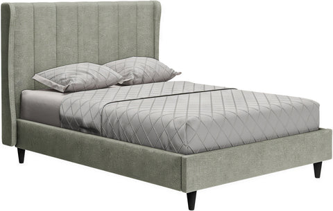 AMELIA 4'6" BED - DARK GREY FABRIC