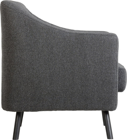ASHLEY 1 SEATER SOFA - DARK GREY FABRIC