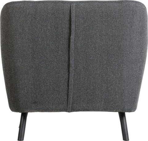 ASHLEY 1 SEATER SOFA - DARK GREY FABRIC