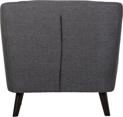 ASHLEY 1 SEATER SOFA - DARK GREY FABRIC