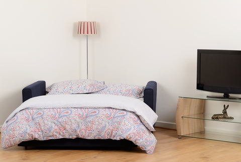 ASTORIA SOFA BED - NAVY BLUE FABRIC