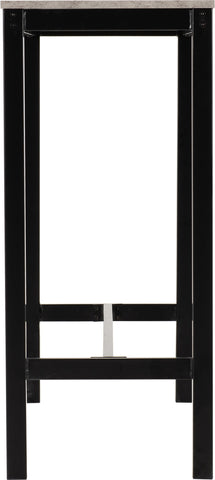 ATHENS BREAKFAST BAR SET - CONCRETE EFFECT/BLACK