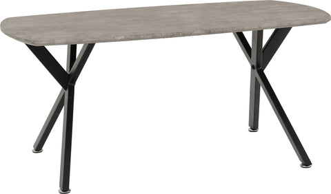 ATHENS RECTANGULAR COFFEE TABLE - CONCRETE EFFECT/BLACK